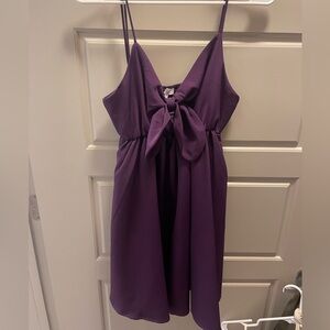 TCEC bow mini dress